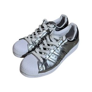 Adidas Originals Superstar Boost Silver Metallic Shoes